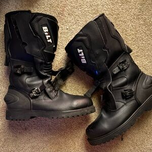 BILT Black Motorcycle Boots